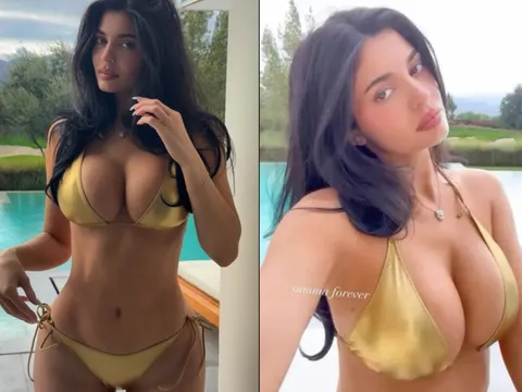 Thời trang bikini 57.000 USD của Kylie Jenner gây chú ý