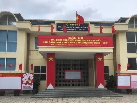 Đặc khu Bạch Long Vĩ là nơi cử tri đi bỏ phiếu sớm nhất của TP Hải Phòng