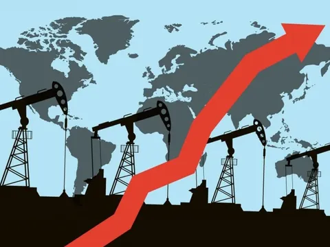Sáng nay, giá dầu thế giới lại tăng dựng đứng