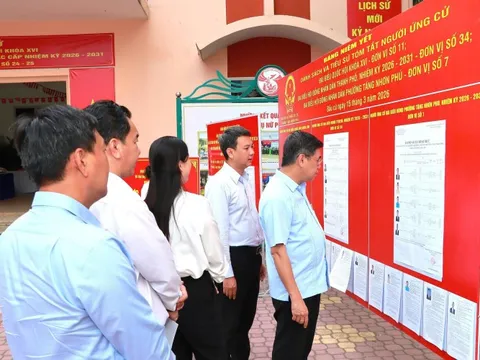 Kiểm tra công tác chuẩn bị, phục vụ bầu cử ở các phường Tăng Nhơn Phú, Bình Trưng và Phước Long