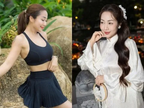 Ốc Thanh Vân mặc đồ bó sát khoe dáng bốc lửa, BTV Đan Lê và Bảo Thy xem ảnh phải thốt lên