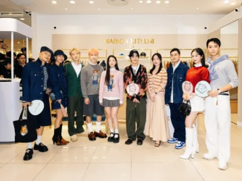 Dàn sao góp mặt tại lễ khai trương cửa hàng Maison Kitsuné Takashimaya