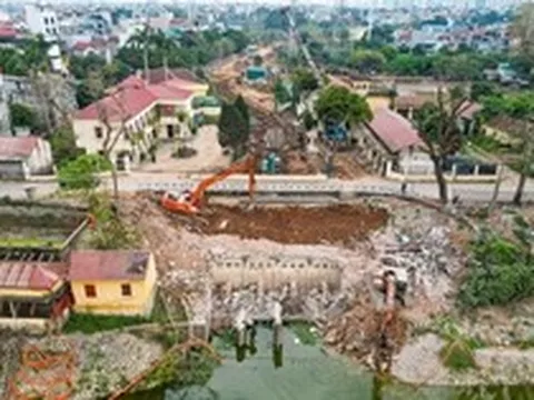 Cận cảnh dự án hơn 920 tỷ đồng chống ngập cho loạt khu đô thị phía Bắc Hà Nội