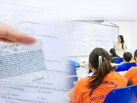 Bắt được học sinh dùng phao thi, cô giáo nhận 'tang vật' ngoài dự đoán