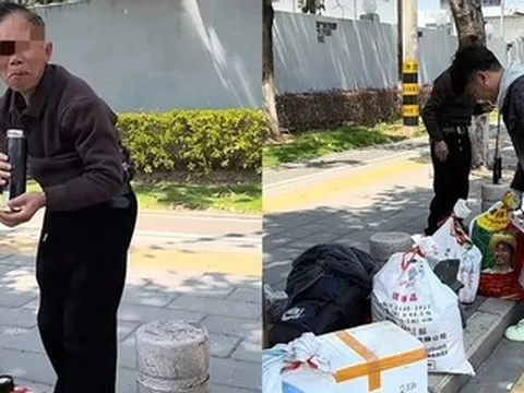 Cha 74 tuổi đi xe 30 tiếng, vác hơn 100kg quà thăm con gái