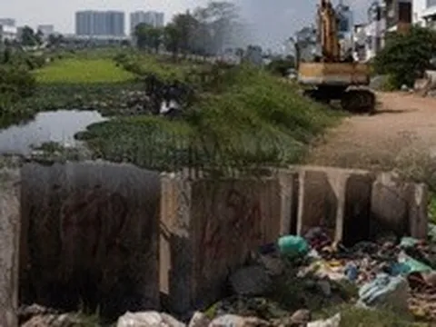 Dự án kênh 9.000 tỷ chậm tiến độ, thi công cầm chừng kéo dài