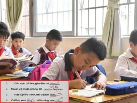 Cô giáo giao bài tập điền câu: "Một túp lều tranh, hai trái tim...", đáp án của học sinh hiếm ai nghĩ ra