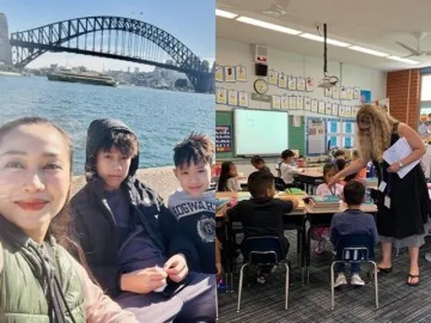 Du học trời Tây, 2 sao Việt vẫn để con dùng tên tiếng Việt đi học, có bé gặp tình huống "dở khóc dở cười"