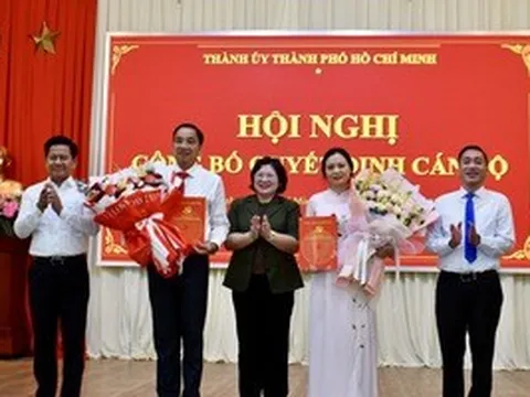 Công bố quyết định của Thành ủy TPHCM về công tác cán bộ