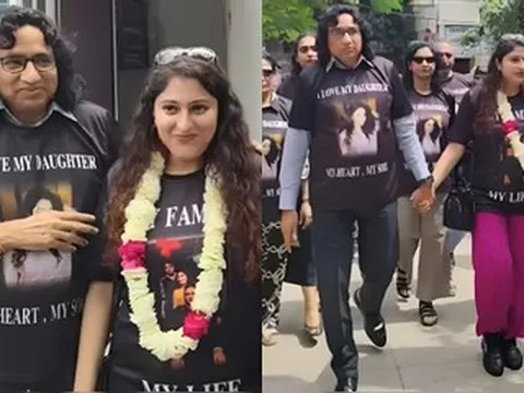 Bố ăn mừng con gái ly hôn, đánh trống nhảy múa tưng bừng