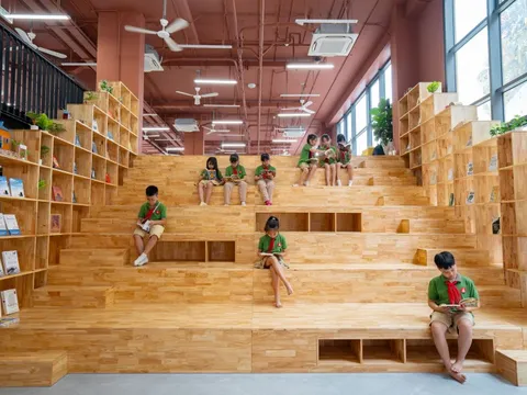 Tiết đọc sách khác lạ trong thư viện đẹp tựa những thước phim