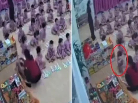 Clip cô giáo “tác động” vào đầu trẻ mầm non gây xôn xao dư luận: Nhà trường nói gì?