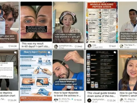 Trẻ đẹp nhờ tiêm peptide: Bạn có phải là 'chuột bạch' trong cuộc đua?