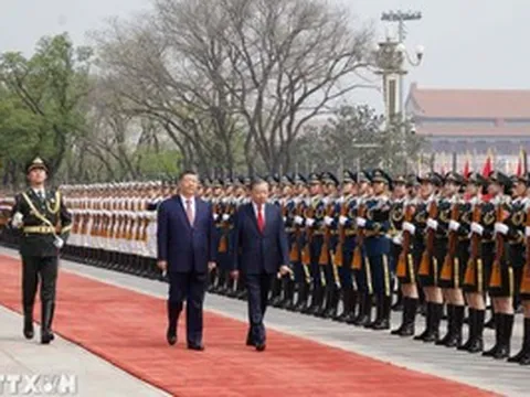 Trung Quốc bắn 21 loạt đại bác chào mừng Tổng Bí thư, Chủ tịch nước Tô Lâm thăm cấp Nhà nước