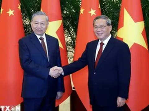 Tổng Bí thư, Chủ tịch nước Tô Lâm hội kiến Thủ tướng Trung Quốc Lý Cường