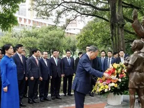 Tổng Bí thư, Chủ tịch nước Tô Lâm thăm di tích 
Khu học xá Trung ương, Trung Quốc