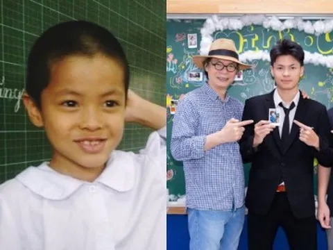 Bé trai răng thưa “Bố ơi mình đi đâu thế” từng chiếm sóng VTV, giờ dậy thì đẹp như tài tử nhận không ra