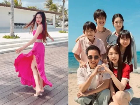 Tiểu thư Hà Nội “gây sốt” với loạt ảnh ở bãi biển, cõi mạng “sốc” khi biết đã U50, sinh 4 con cho đạo diễn trăm tỷ
