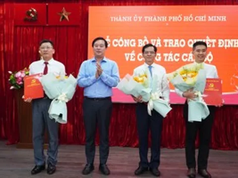 Công bố quyết định của Ban Thường vụ Thành ủy TPHCM về công tác cán bộ
