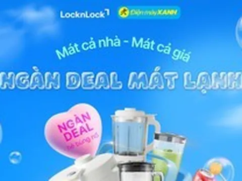 LOCKNLOCK tung siêu deal 50++ tại Điện Máy Xanh, mua 1 tặng 1 chỉ trong tháng 4!