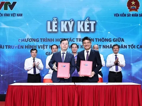 Ký kết Chương trình hợp tác truyền thông giữa VKSND tối cao và Đài Truyền hình Việt Nam giai đoạn 2027 – 2030