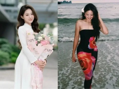 Con gái "hoa khôi bóng chuyền" Kim Huệ thừa hưởng gen mẹ, 13 tuổi đã cao gần 1m70, mặt xinh như hoa, bắp tay săn chắc