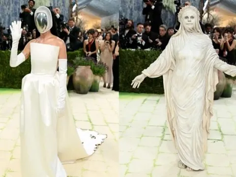 Katy Perry hóa phi hành gia, Heidi Klum biến thành tượng điêu khắc tại Met Gala 2026