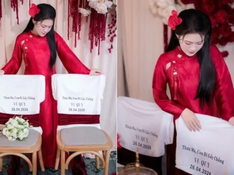 Cô dâu Đồng Nai bên 2 chiếc ghế trống trong ngày cưới gây xúc động