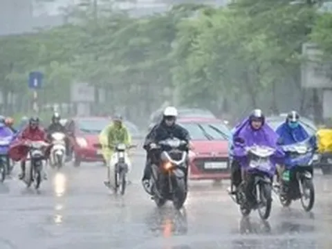 Miền Bắc mưa to diện rộng từ đêm nay