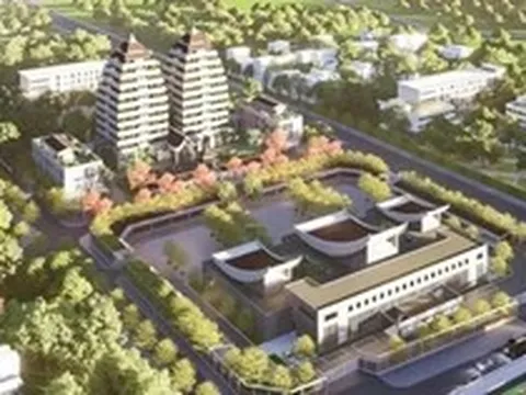 Hiện trạng khu đất làm nhà tang lễ với 2 tòa tháp giữa trung tâm Hà Nội