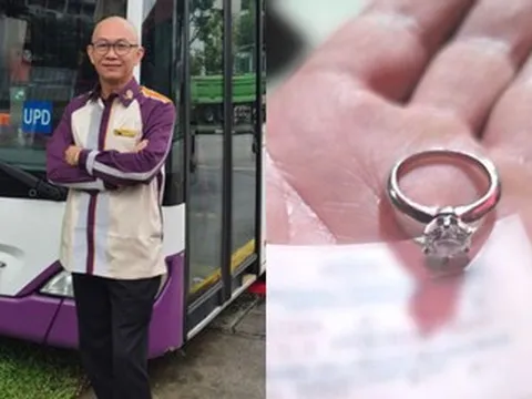 Người phụ nữ bật khóc nhận lại nhẫn kim cương hơn 700 triệu rơi trên xe buýt