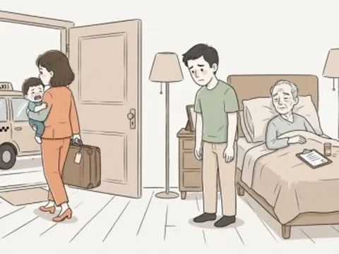 Vợ không cho ba tôi nhìn mặt cháu nội trước lúc ra đi
