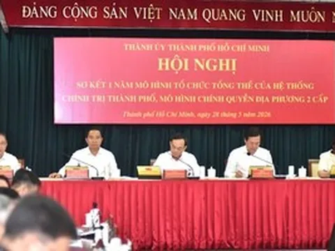 Thành ủy TPHCM sơ kết 1 năm vận hành chính quyền địa phương 2 cấp