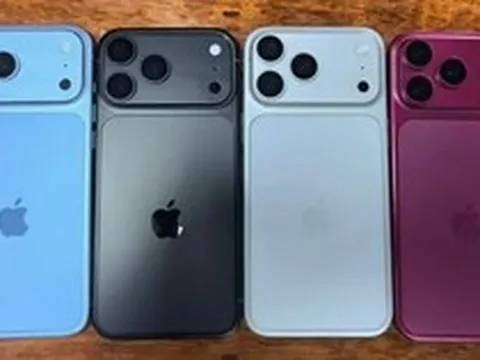 Mô hình iPhone 18 Pro Max lần đầu lộ diện với 4 màu sắc mới