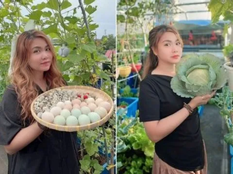 Trồng rau nuôi gà trên sân thượng, vợ chồng Đồng Nai có thực phẩm sạch quanh năm