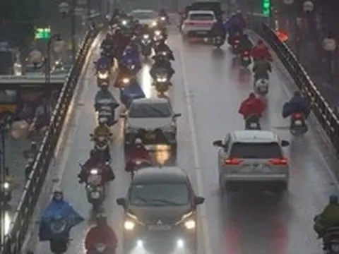 Gió mùa đông bắc tràn về từ chiều tối nay, mưa rất lớn, nền nhiệt giảm sâu