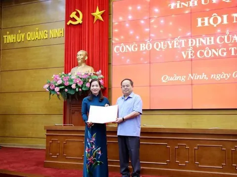 Phó Chủ tịch UBND tỉnh Quảng Ninh giữ chức Trưởng Ban Tuyên giáo và Dân vận Tỉnh uỷ