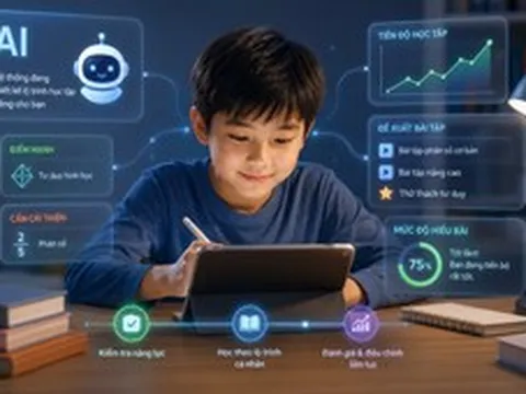 Mỗi học sinh một giáo trình riêng: AI đang âm thầm thay đổi cách trẻ em Việt học Toán