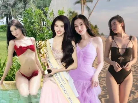 2 Á hậu Việt có cùng một cái tên: Người mang thai lần 2 với chồng giấu mặt, người "vượt mặt" cả Hoa hậu