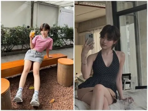 Phối đồ ngày nắng nóng "chất" như Pháo: Công thức dễ học theo với áo hai dây, croptop và quần ống rộng
