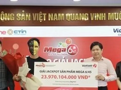 Đang nấu cơm nhận tin trúng Vietlott gần 24 tỷ đồng