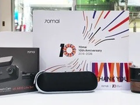 70mai ra mắt A810 Lite cùng chuỗi hoạt động tri ân nhân dịp kỷ niệm 10 năm thành lập