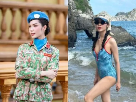 Nhan sắc nữ trung úy 25 tuổi gây sốt ở Miss Grand Vietnam 2026