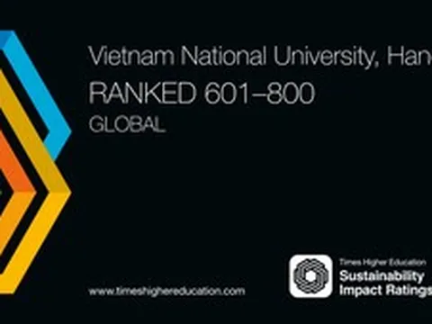 Đại học Quốc gia Hà Nội tăng hạng trong bảng đánh giá tác động bền vững THE 2026
