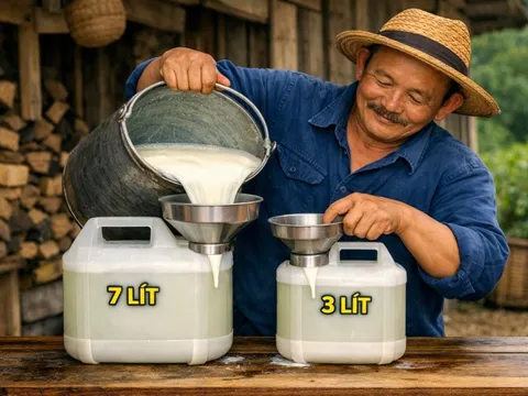Thử sức với bài toán đong sữa kinh điển