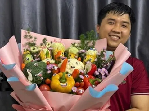 9X Cần Thơ biến rau củ thành quà tặng ‘không đụng hàng’, khách liên tục chốt đơn