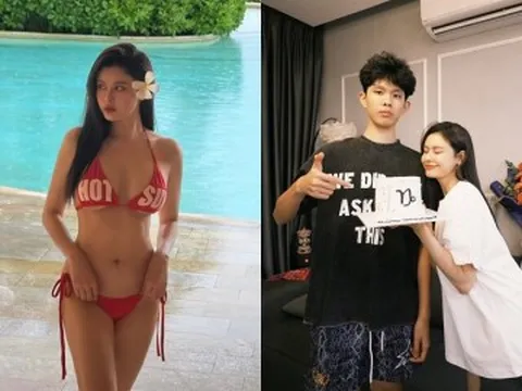 Mỹ nhân Vbiz vẫn mê diện quyến rũ dù có con trai cao hơn mẹ cả cái đầu, visual trẻ trung khó tin
