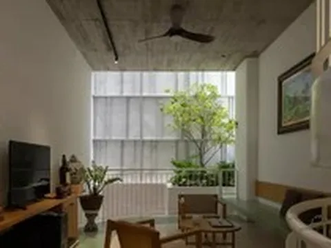 Giải pháp lệch tầng để mở rộng không gian nhà phố