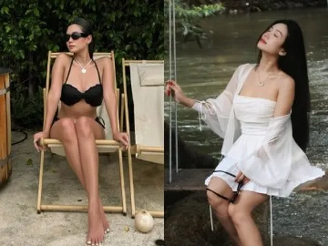 Hot girl TP.HCM diện bikini khoe chân dài đẹp mướt mắt, ảnh đời thường hút nghìn like