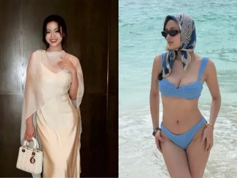 Mỹ nhân Nghệ An diện bikini khoe dáng "bốc lửa", nhan sắc không hề kém cạnh chị gái có thành tích "khủng"